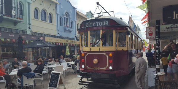 Tram in Christchurch | Work and Travel in Neuseeland