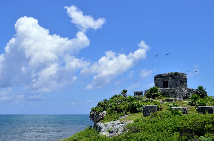 Tulum, Karibikküste in Mexiko