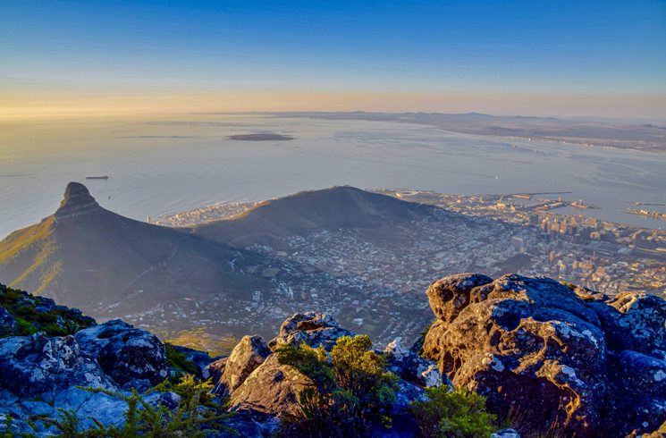 Blick auf Kapstadt, Südafrika