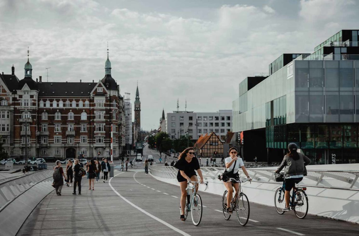 Mit dem Fahrrad in Kopenhagen unterwegs
