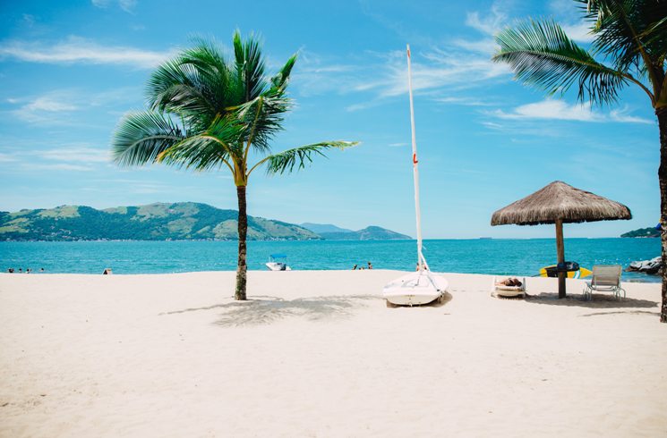 In Brasilien am Strand