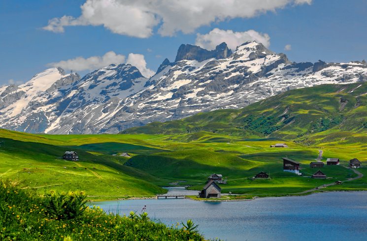 In den Schweizer Alpen